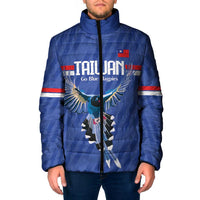 Custom Taiwan Football 2026 Padded Jacket Come On Blue Magpies