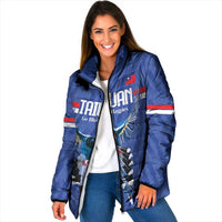 Custom Taiwan Football 2026 Padded Jacket Come On Blue Magpies