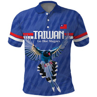 Custom Taiwan Football 2026 Polo Shirt Come On Blue Magpies