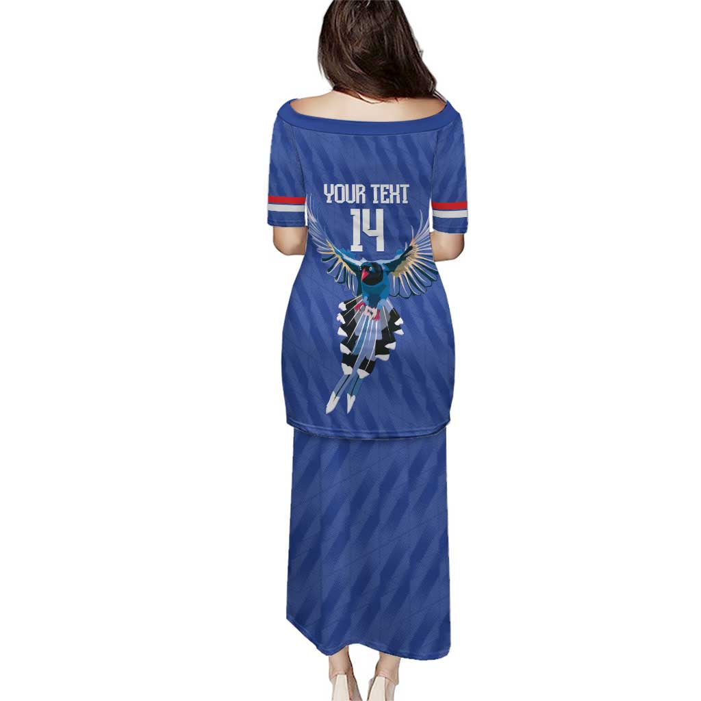 Custom Taiwan Football 2026 Puletasi Come On Blue Magpies
