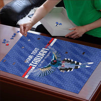 Custom Taiwan Football 2026 Puzzle Come On Blue Magpies