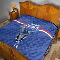Custom Taiwan Football 2026 Quilt Come On Blue Magpies