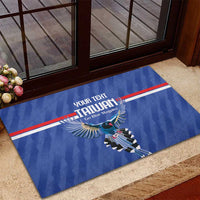 Custom Taiwan Football 2026 Rubber Doormat Come On Blue Magpies