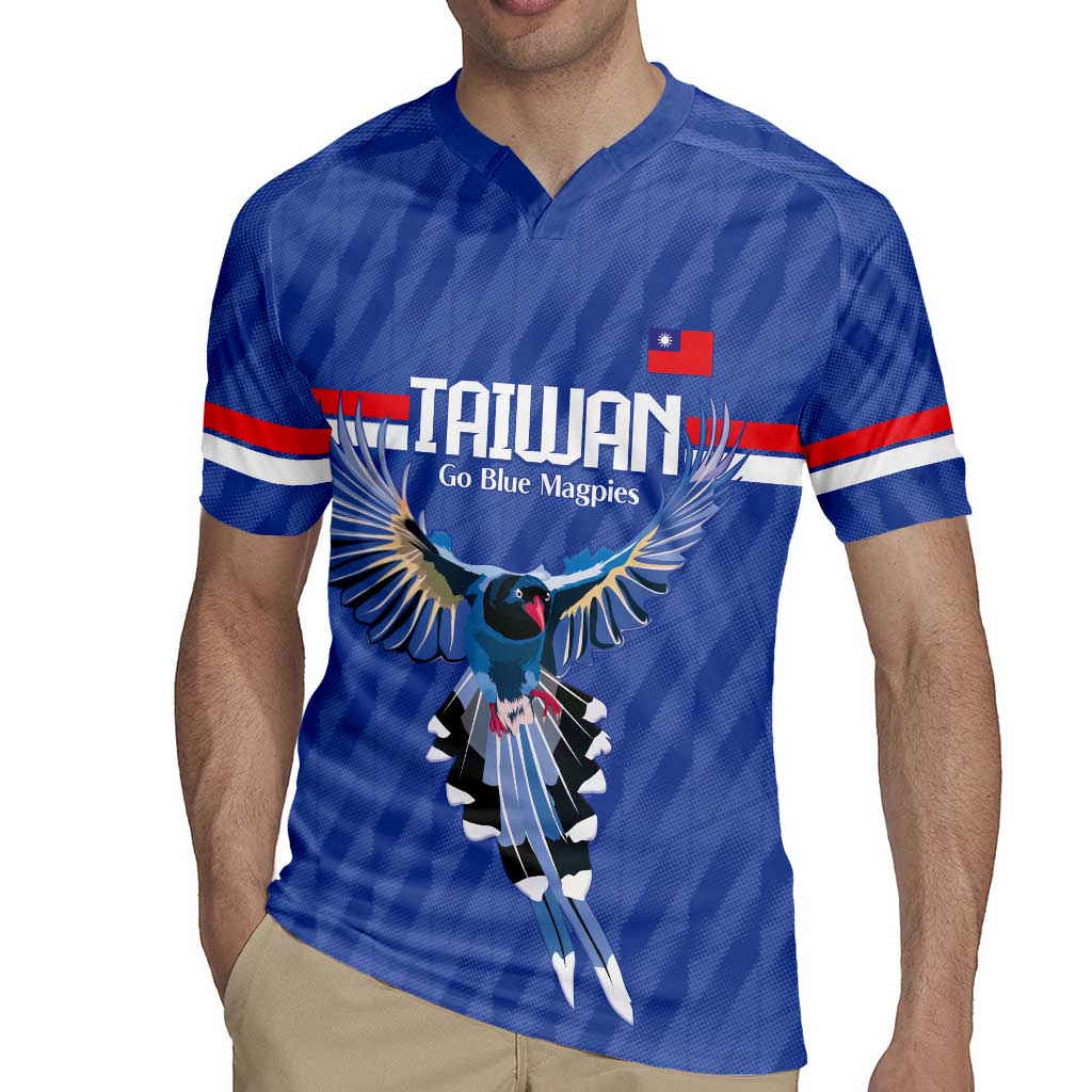 Custom Taiwan Football 2026 Rugby Jersey Come On Blue Magpies