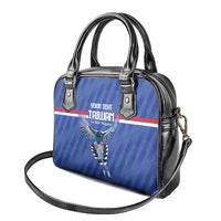 Custom Taiwan Football 2026 Shoulder Handbag Come On Blue Magpies