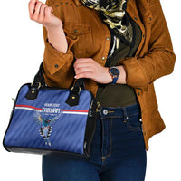 Custom Taiwan Football 2026 Shoulder Handbag Come On Blue Magpies