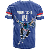 Custom Taiwan Football 2026 T Shirt Come On Blue Magpies