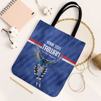 Custom Taiwan Football 2026 Tote Bag Come On Blue Magpies