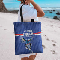 Custom Taiwan Football 2026 Tote Bag Come On Blue Magpies