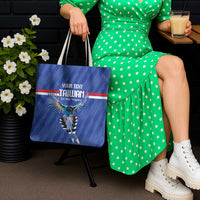 Custom Taiwan Football 2026 Tote Bag Come On Blue Magpies