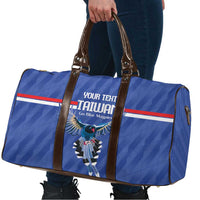 Custom Taiwan Football 2026 Travel Bag Come On Blue Magpies