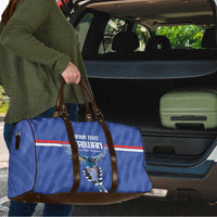 Custom Taiwan Football 2026 Travel Bag Come On Blue Magpies