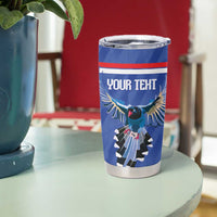 Custom Taiwan Football 2026 Tumbler Cup Come On Blue Magpies
