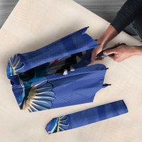 Custom Taiwan Football 2026 Umbrella Come On Blue Magpies