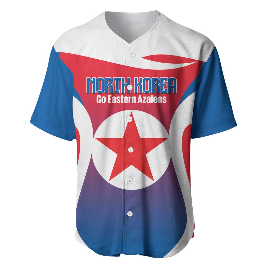 Custom North Korea Football 2026 Baseball Jersey Come On Eastern Azaleas