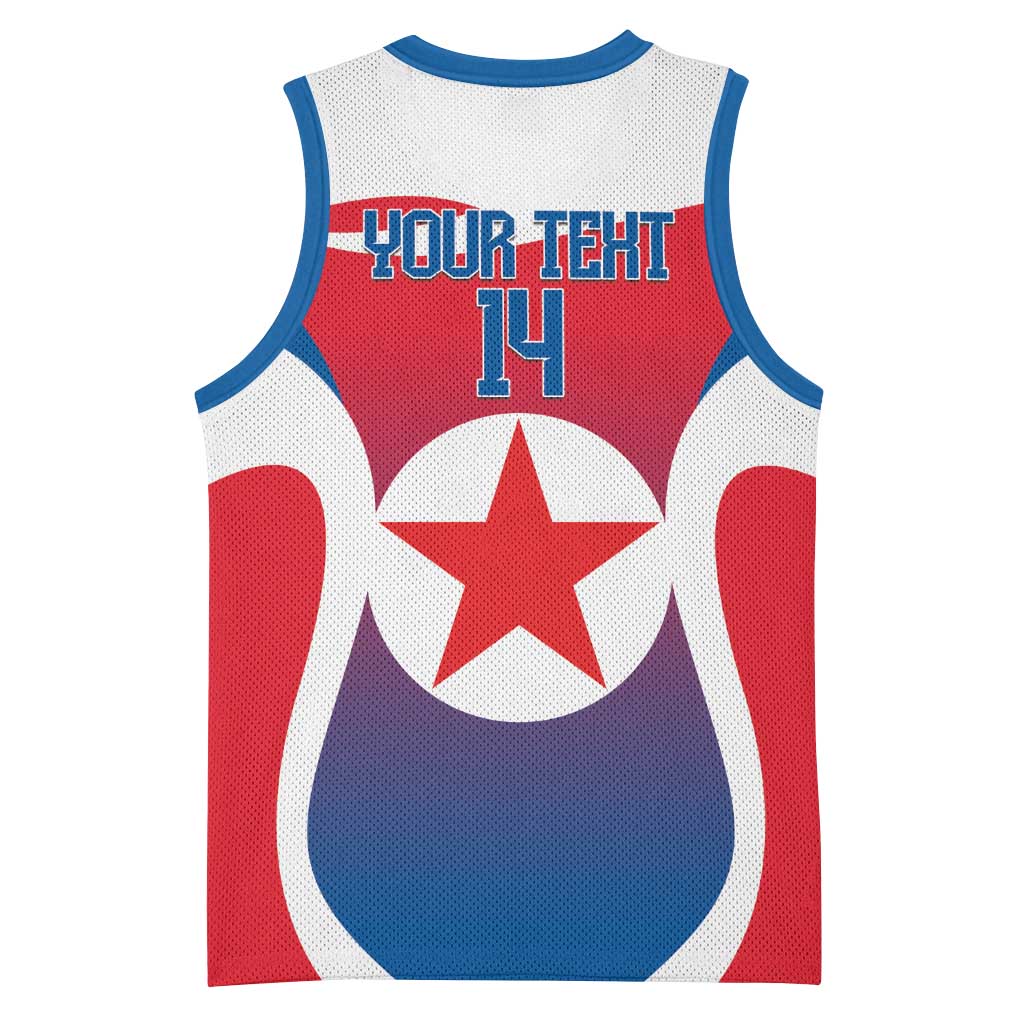 Custom North Korea Football 2026 Basketball Jersey Come On Eastern Azaleas
