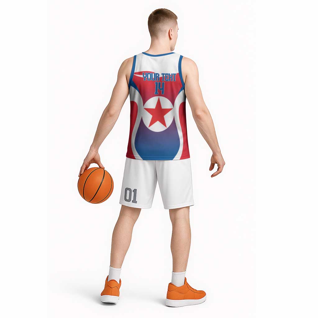 Custom North Korea Football 2026 Basketball Jersey Come On Eastern Azaleas