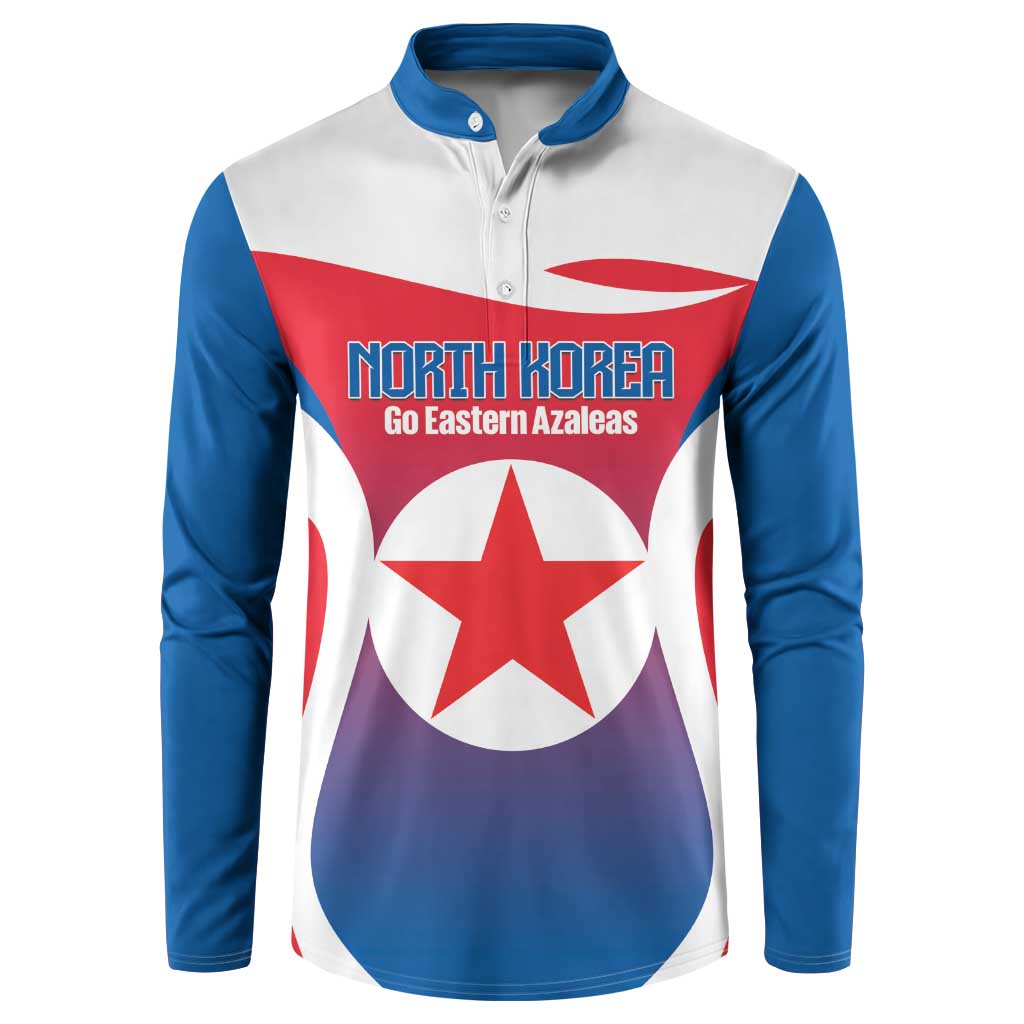 Custom North Korea Football 2026 Button Sweatshirt Come On Eastern Azaleas