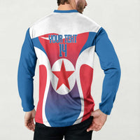Custom North Korea Football 2026 Button Sweatshirt Come On Eastern Azaleas