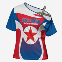 Custom North Korea Football 2026 Cross Shoulder Shirt Come On Eastern Azaleas
