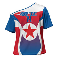 Custom North Korea Football 2026 Cross Shoulder Shirt Come On Eastern Azaleas