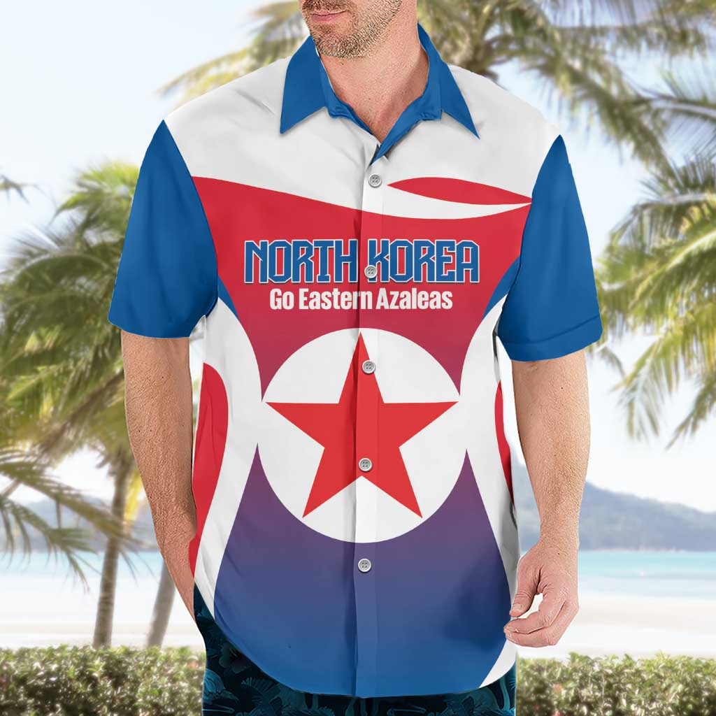 Custom North Korea Football 2026 Hawaiian Shirt Come On Eastern Azaleas