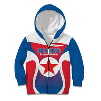 Custom North Korea Football 2026 Kid Hoodie Come On Eastern Azaleas