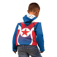 Custom North Korea Football 2026 Kid Hoodie Come On Eastern Azaleas
