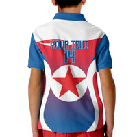 Custom North Korea Football 2026 Kid Polo Shirt Come On Eastern Azaleas