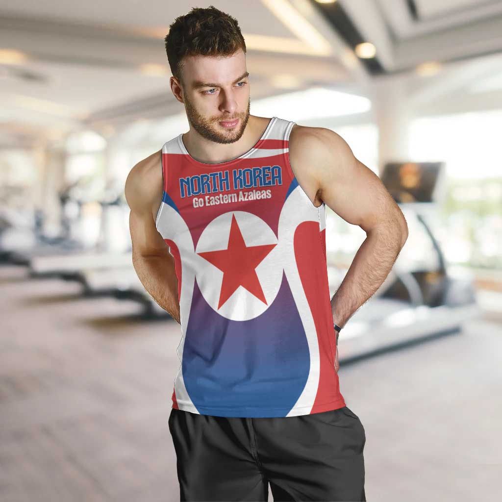 Custom North Korea Football 2026 Men Tank Top Come On Eastern Azaleas