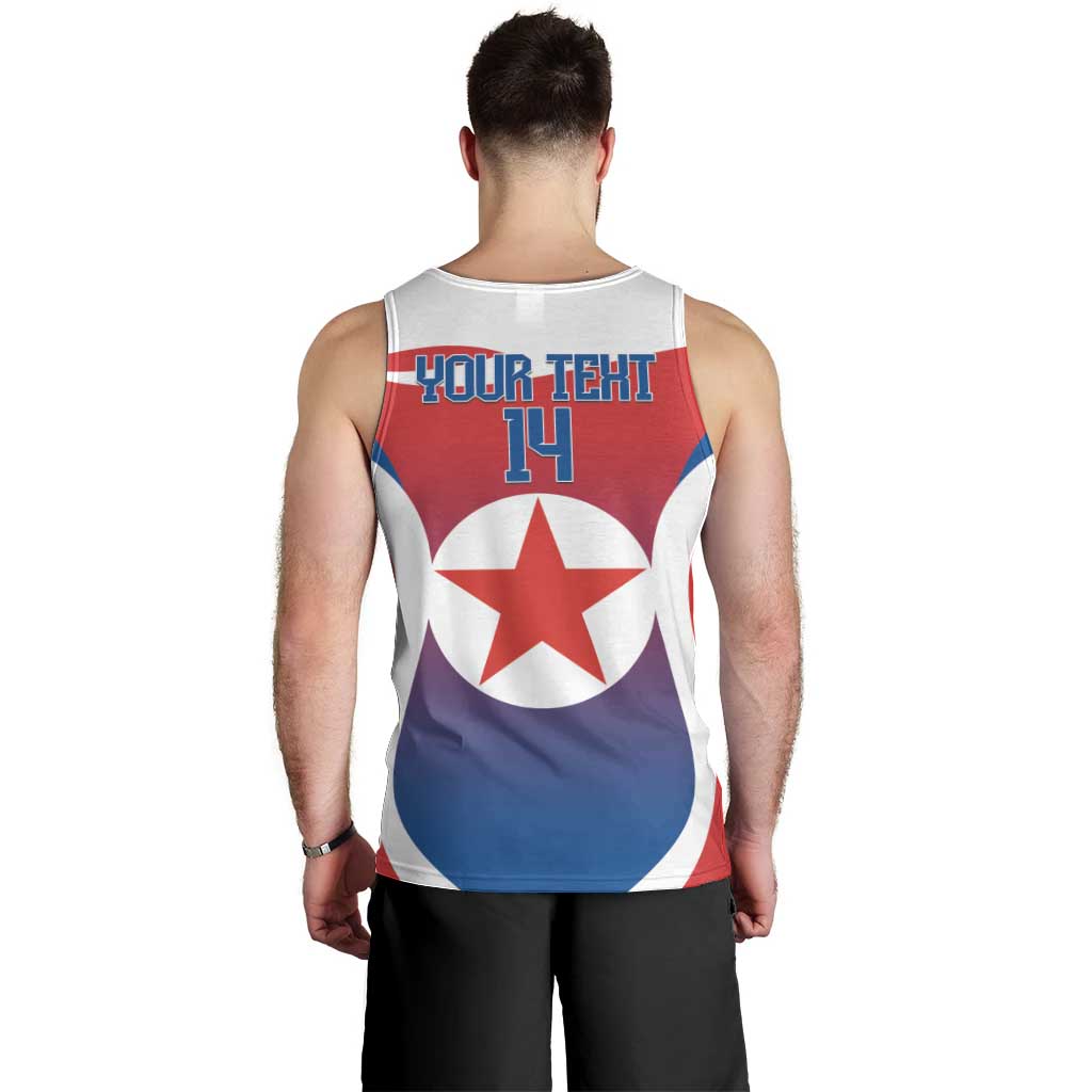 Custom North Korea Football 2026 Men Tank Top Come On Eastern Azaleas