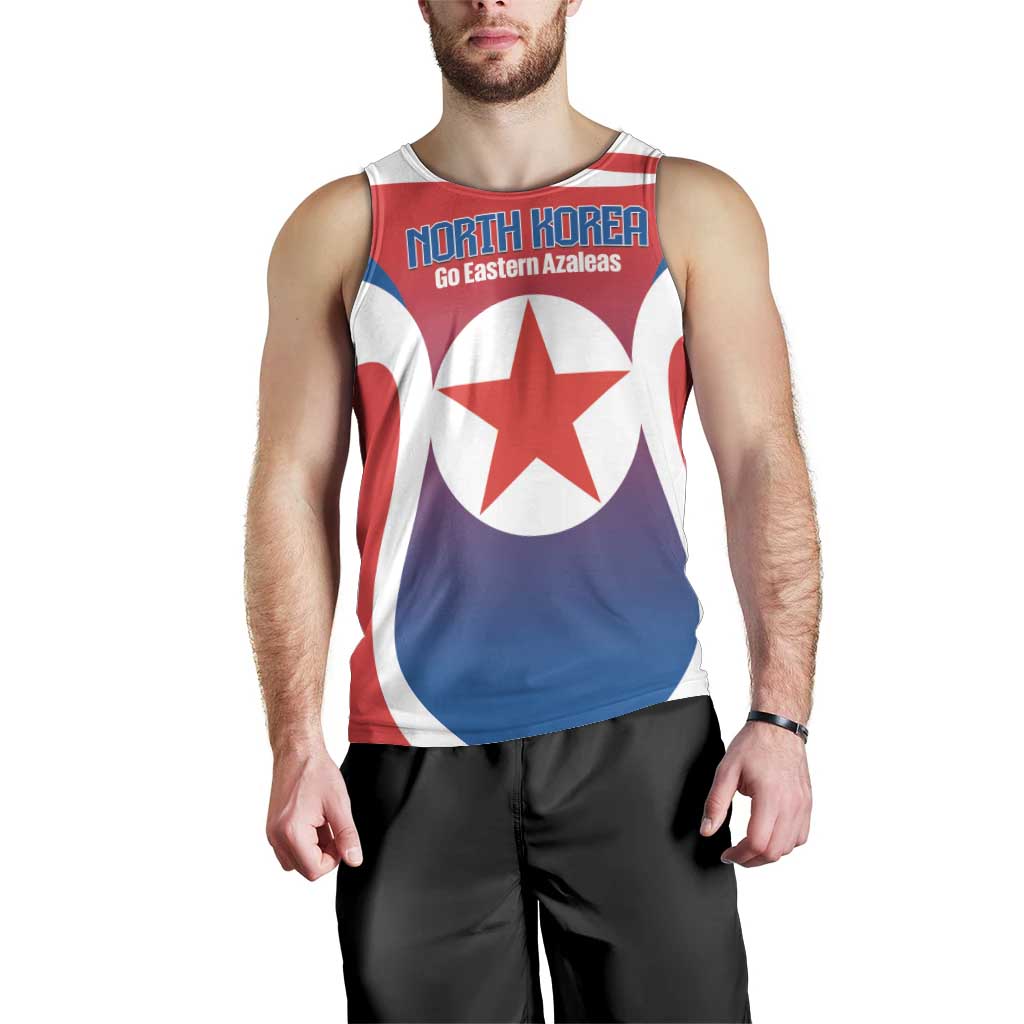 Custom North Korea Football 2026 Men Tank Top Come On Eastern Azaleas