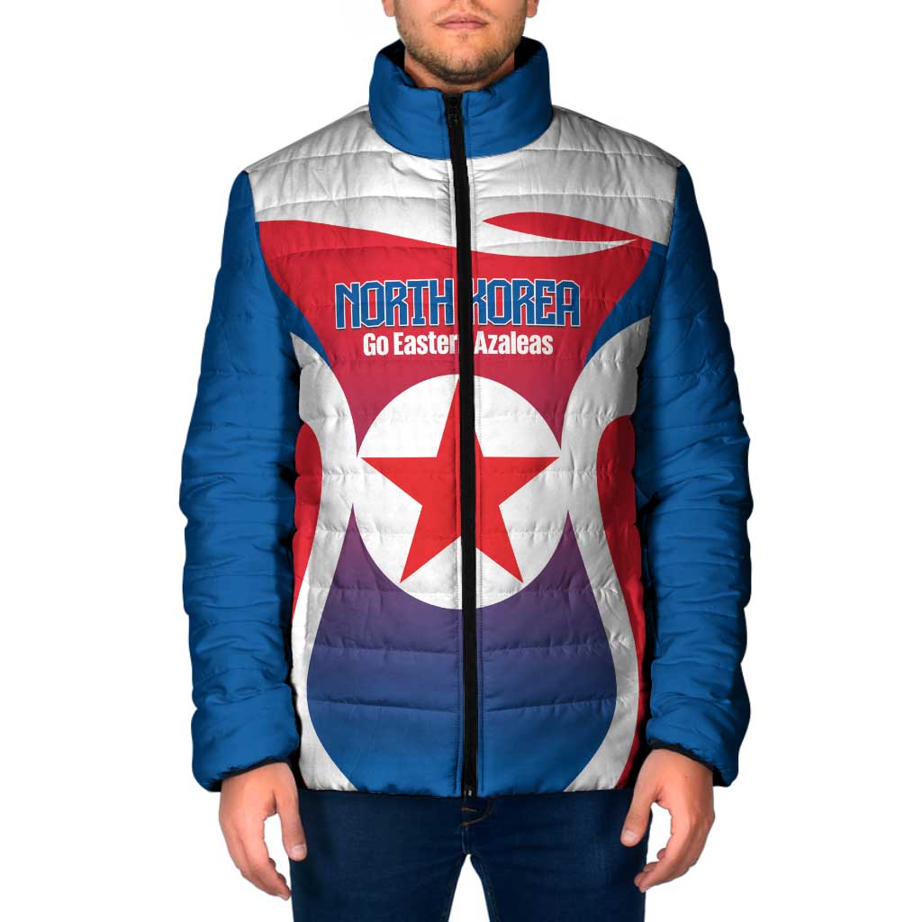 Custom North Korea Football 2026 Padded Jacket Come On Eastern Azaleas