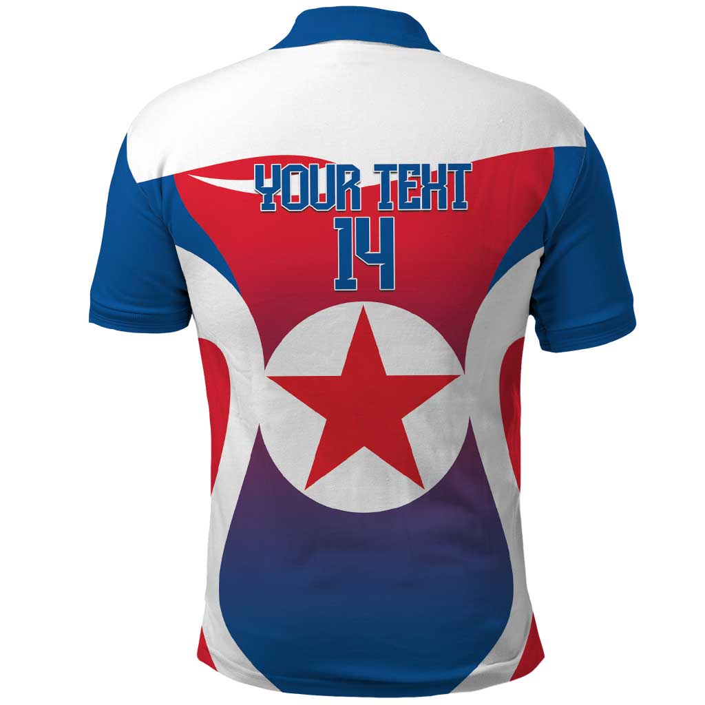 Custom North Korea Football 2026 Polo Shirt Come On Eastern Azaleas