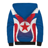Custom North Korea Football 2026 Sherpa Hoodie Come On Eastern Azaleas