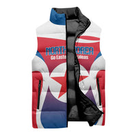 Custom North Korea Football 2026 Sleeveless Puffer Jacket Come On Eastern Azaleas