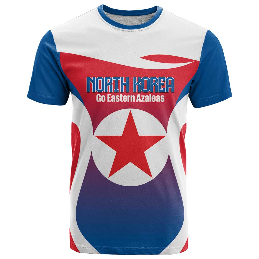 Custom North Korea Football 2026 T Shirt Come On Eastern Azaleas