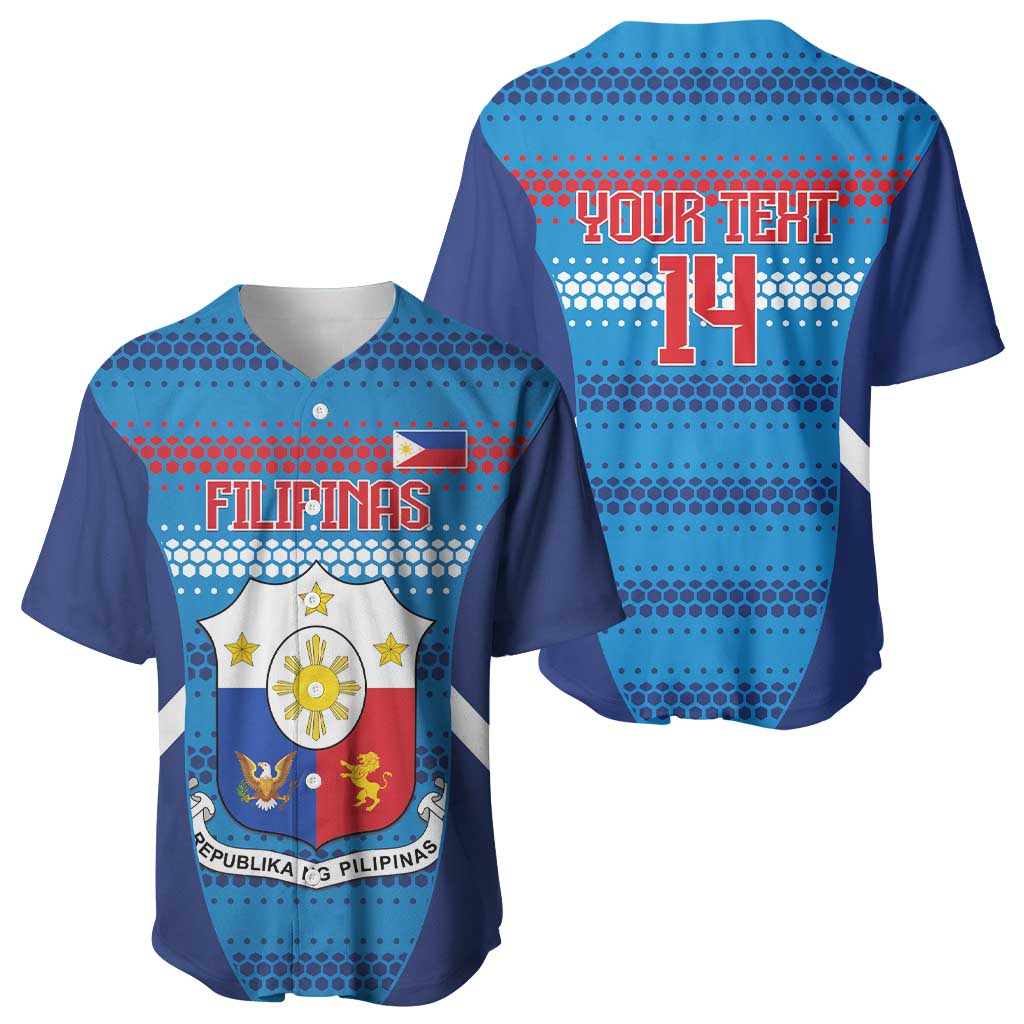 Custom Philippines Football 2026 Baseball Jersey Come On Filipinas