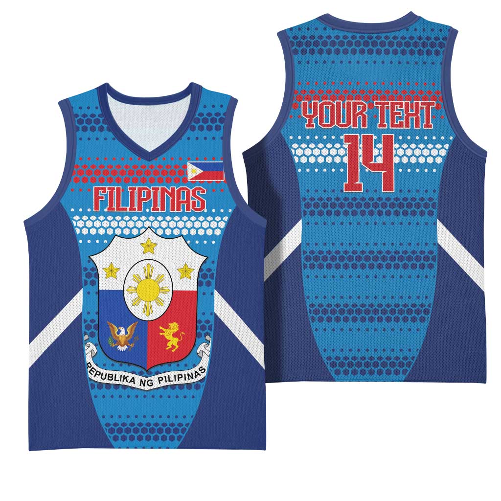 Custom Philippines Football 2026 Basketball Jersey Come On Filipinas