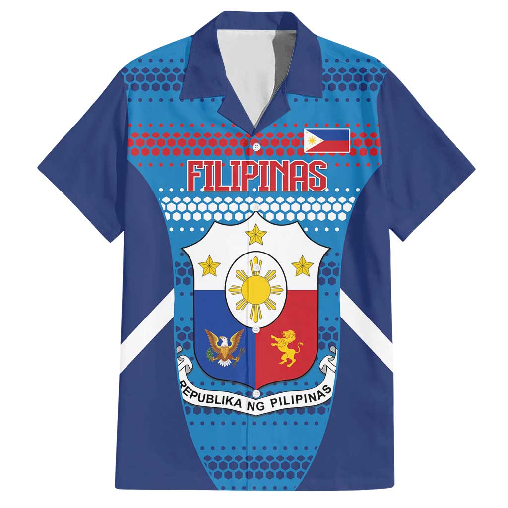 Custom Philippines Football 2026 Hawaiian Shirt Come On Filipinas