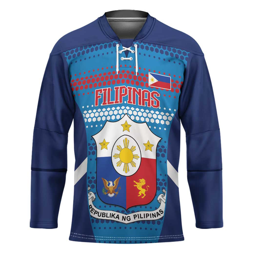 Custom Philippines Football 2026 Hockey Jersey Come On Filipinas