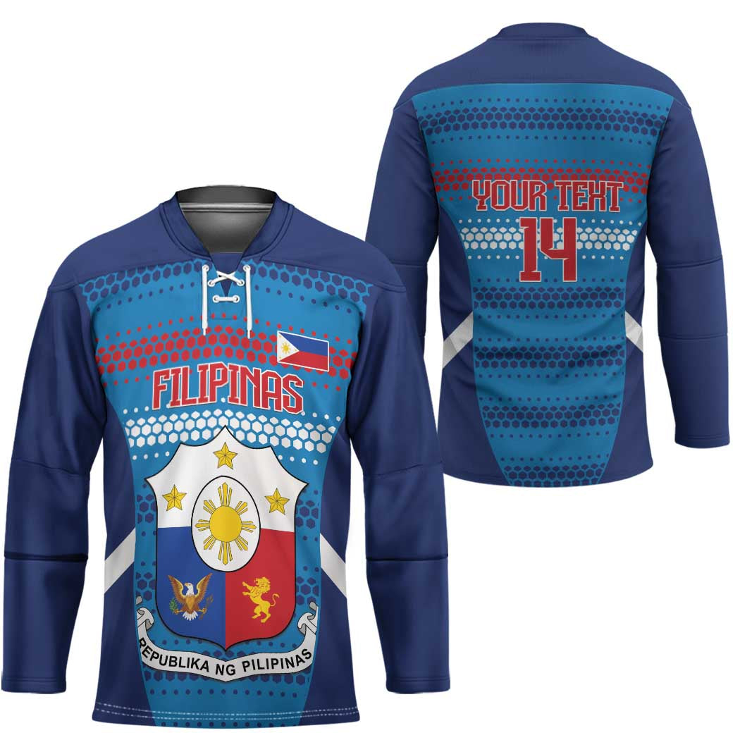 Custom Philippines Football 2026 Hockey Jersey Come On Filipinas