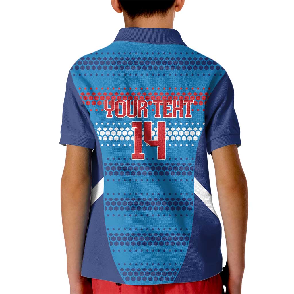 Custom Philippines Football 2026 Kid Polo Shirt Come On Filipinas