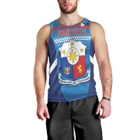Custom Philippines Football 2026 Men Tank Top Come On Filipinas