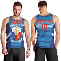 Custom Philippines Football 2026 Men Tank Top Come On Filipinas