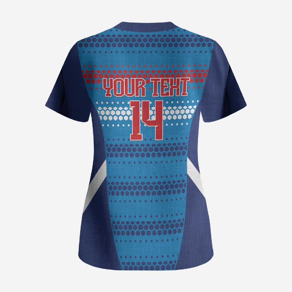 Custom Philippines Football 2026 Scrub Top Come On Filipinas