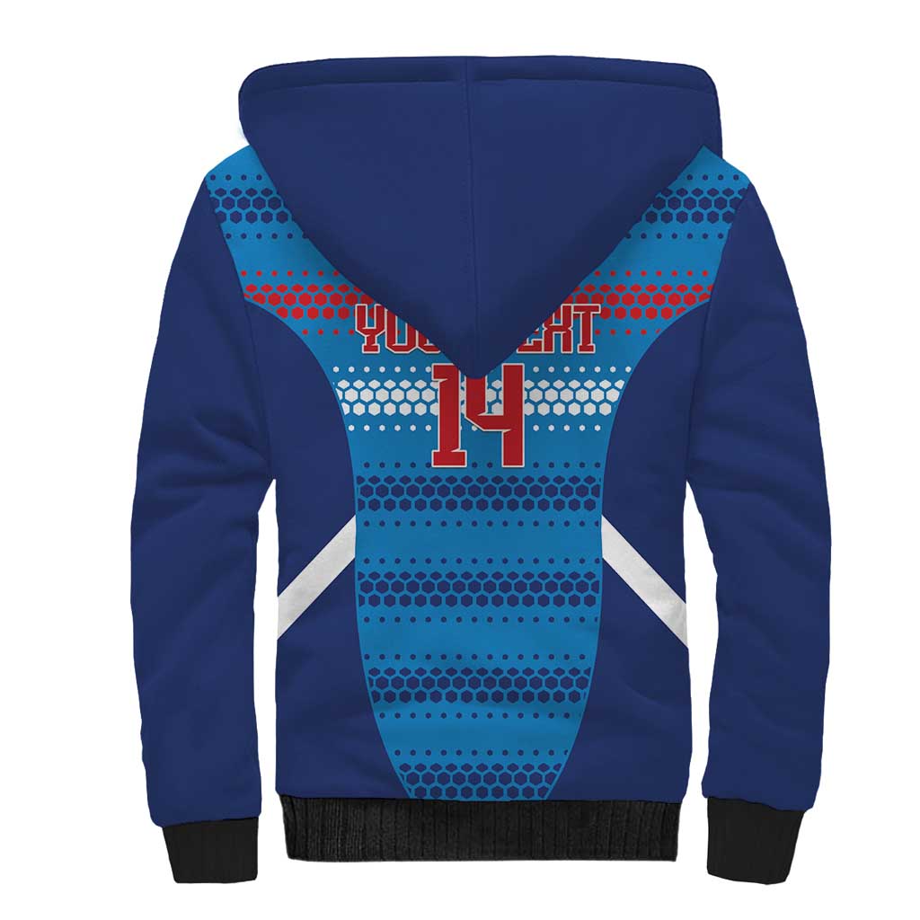 Custom Philippines Football 2026 Sherpa Hoodie Come On Filipinas