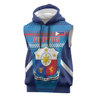 Custom Philippines Football 2026 Sleeveless Hoodie Come On Filipinas