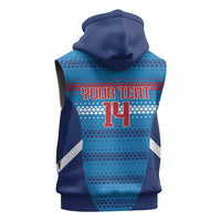 Custom Philippines Football 2026 Sleeveless Hoodie Come On Filipinas