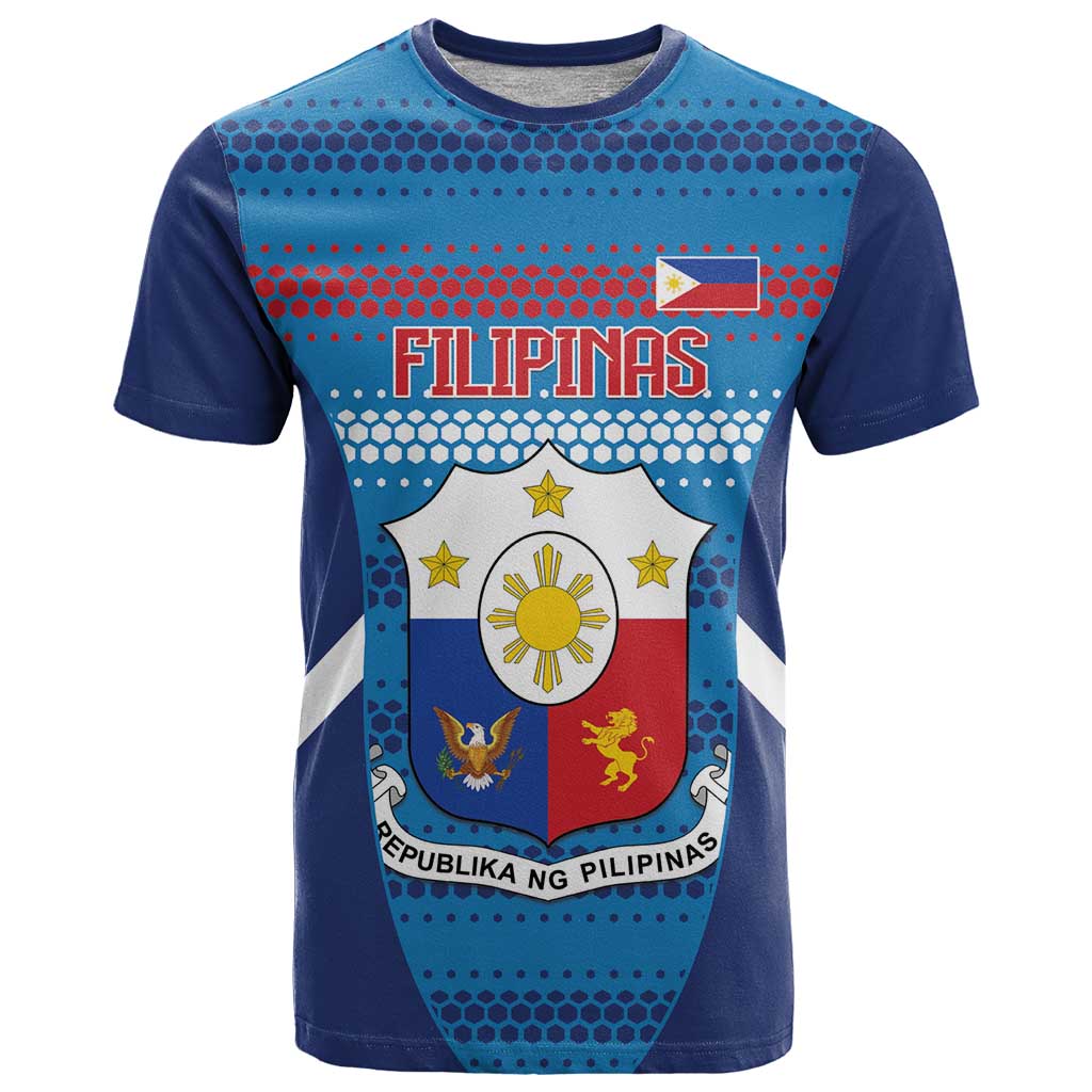 Custom Philippines Football 2026 T Shirt Come On Filipinas
